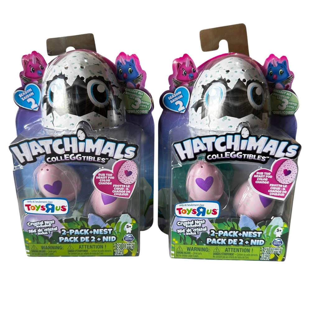 Hatchimals Colleggtibles Season 2 Crystal Nest Toys R Us 2 Pack - 4 Eggs
